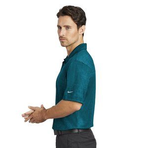 Nike Dri-FIT Crosshatch Polo 838965 Color Blustery/ Navy Size XXL, XL & M (New)